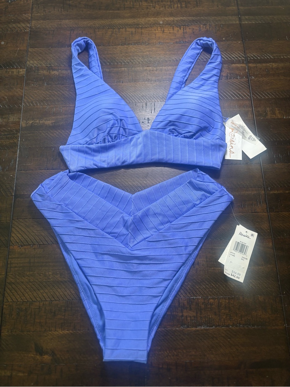 Raisins
Juniors' Selina V-Waist Bikini Bottom & Top S Bottom L #0043